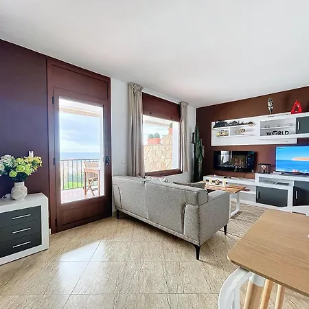 דירה Lets Holidays Sea Views Pool In Sa Gabarra